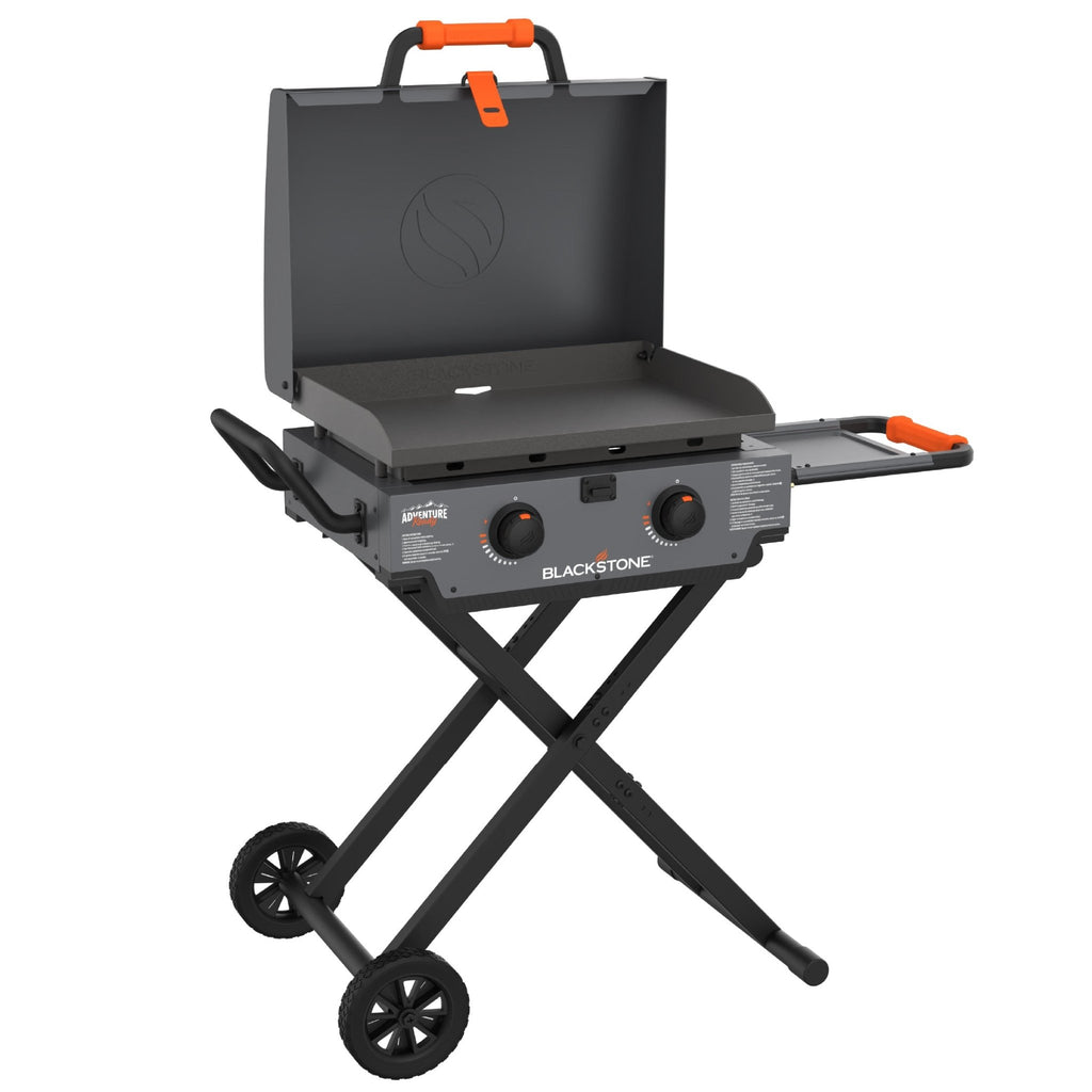 22" Griddle with flex fold legs (charcoal gray)