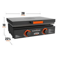 22" Griddle with Hard Cover Bundle - 22" Griddle with Hood | Blackstone Products