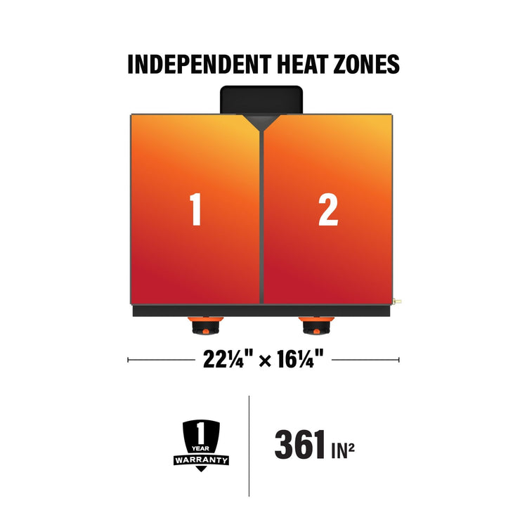 22" Griddle with Hard Cover Bundle - 22" Griddle with Hood | Blackstone Products