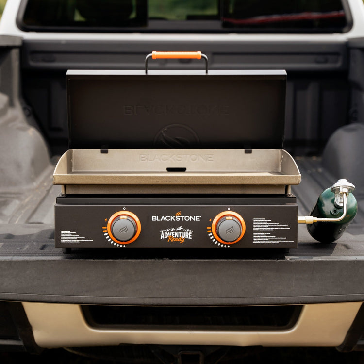 22" Griddle with Hard Cover Bundle - 22" Griddle with Hood | Blackstone Products