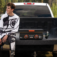 22" Griddle with Hard Cover Bundle - 22" Griddle with Hood | Blackstone Products