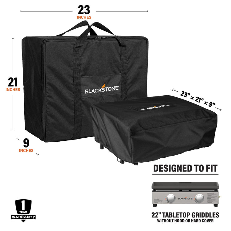 22" Tabletop Griddle Cover & Carry Bag - Blackstone Products