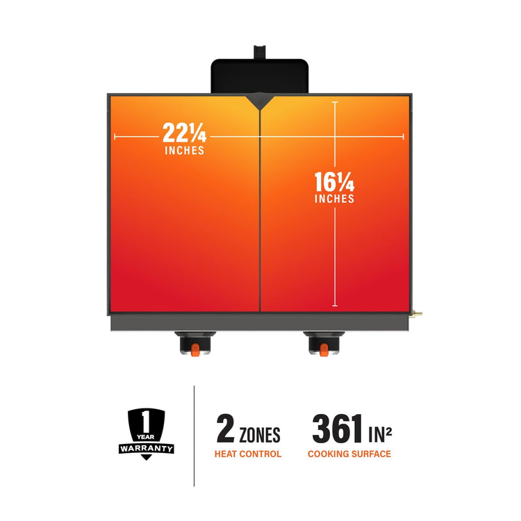 22" Tabletop Griddle with Hood - Blackstone Products