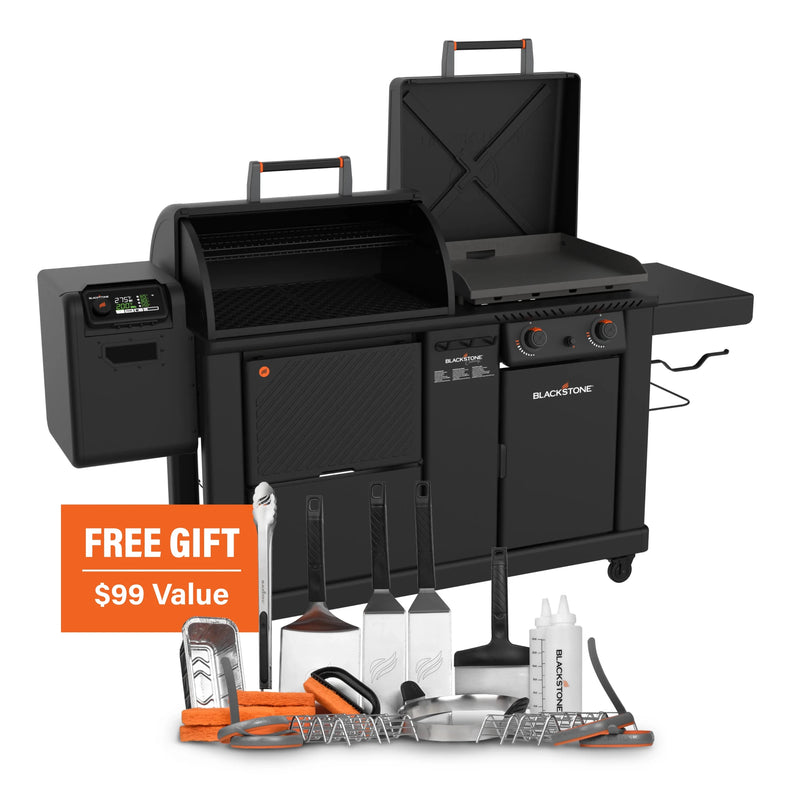22" XL Griddle Pellet Grill Combo - 22" Griddle | Blackstone Products