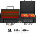 22" XL Griddle Pellet Grill Combo Bundle - | Blackstone Products