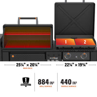 22" XL Griddle Pellet Grill Combo Bundle - | Blackstone Products