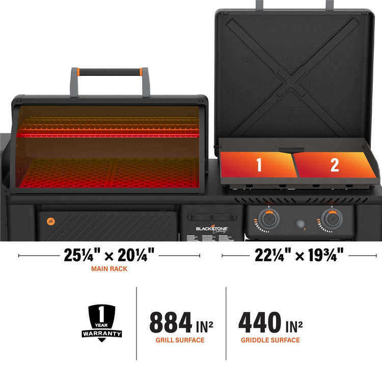 22" XL Griddle Pellet Grill Combo Bundle - | Blackstone Products