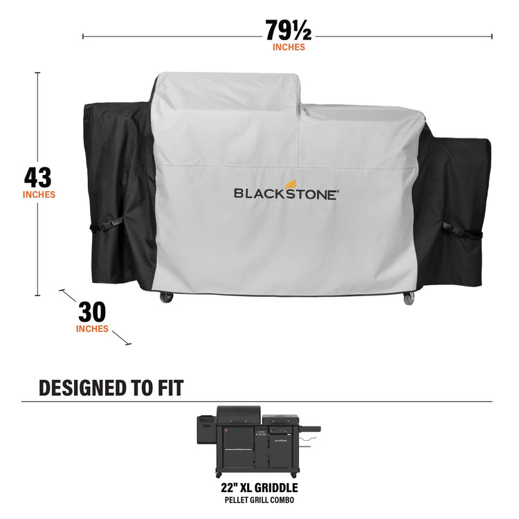 22" XL Griddle Pellet Grill Combo Cover - Covers & Carry Bags | Blackstone Products