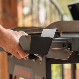 Included accessory bin placed onto the BAR System. 