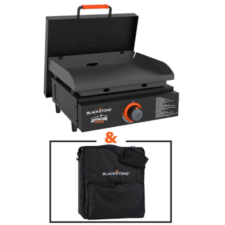 Adventure Ready 17" Griddle with Hard Cover Bundle