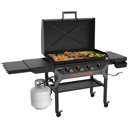 Iron Forged 36" Griddle W/Hood