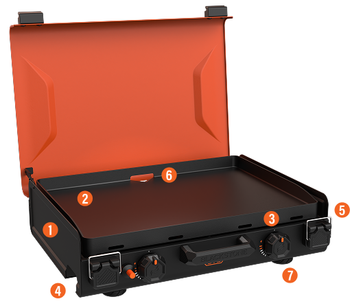 20" Camping Griddle features