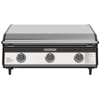 28" Deep Kitchen Griddle in Stainless Steel w/Hood - | Blackstone Products