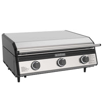 28" Deep Kitchen Griddle in Stainless Steel w/Hood - | Blackstone Products
