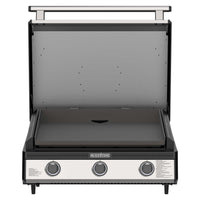 28" Deep Kitchen Griddle in Stainless Steel w/Hood - | Blackstone Products
