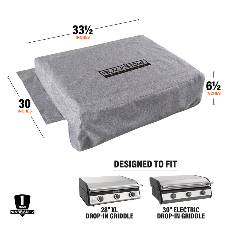 28” Drop - in Griddle Cover - Covers & Carry Bags | Blackstone Products