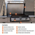 28" Drop - in Griddle with Hood - Blackstone Products