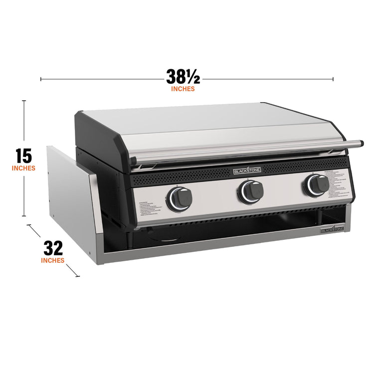28” Drop - in Griddle with Hood & Insulating Jacket - Blackstone Products