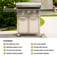 28" Griddle with Cabinet - Blackstone Products