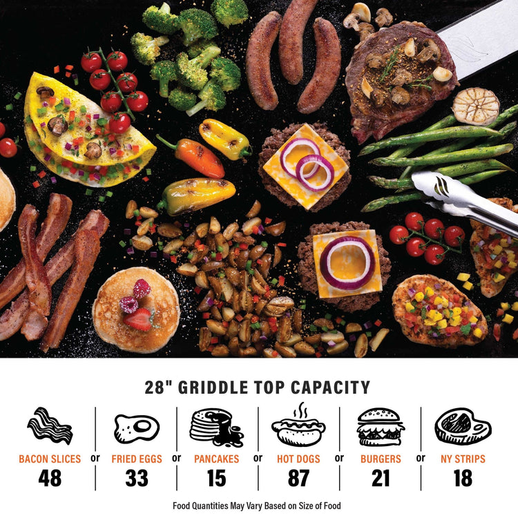 28" Griddle with Flexfold Legs - | Blackstone Products