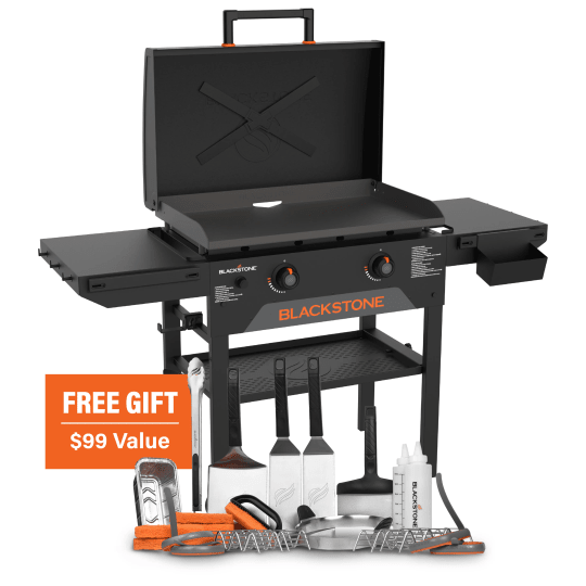 The Original 28" Griddle with Hood includes a free 30 piece accessory toolkit (a $99 value) for a limited time. 