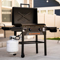The 28" Griddle with Hood is perfect for your outdoor space. 