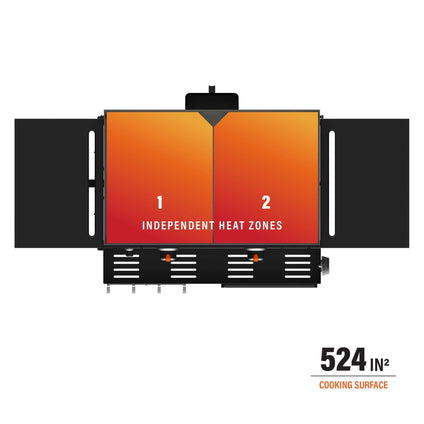 28 inch griddle with hood and front shelf - Blackstone Products