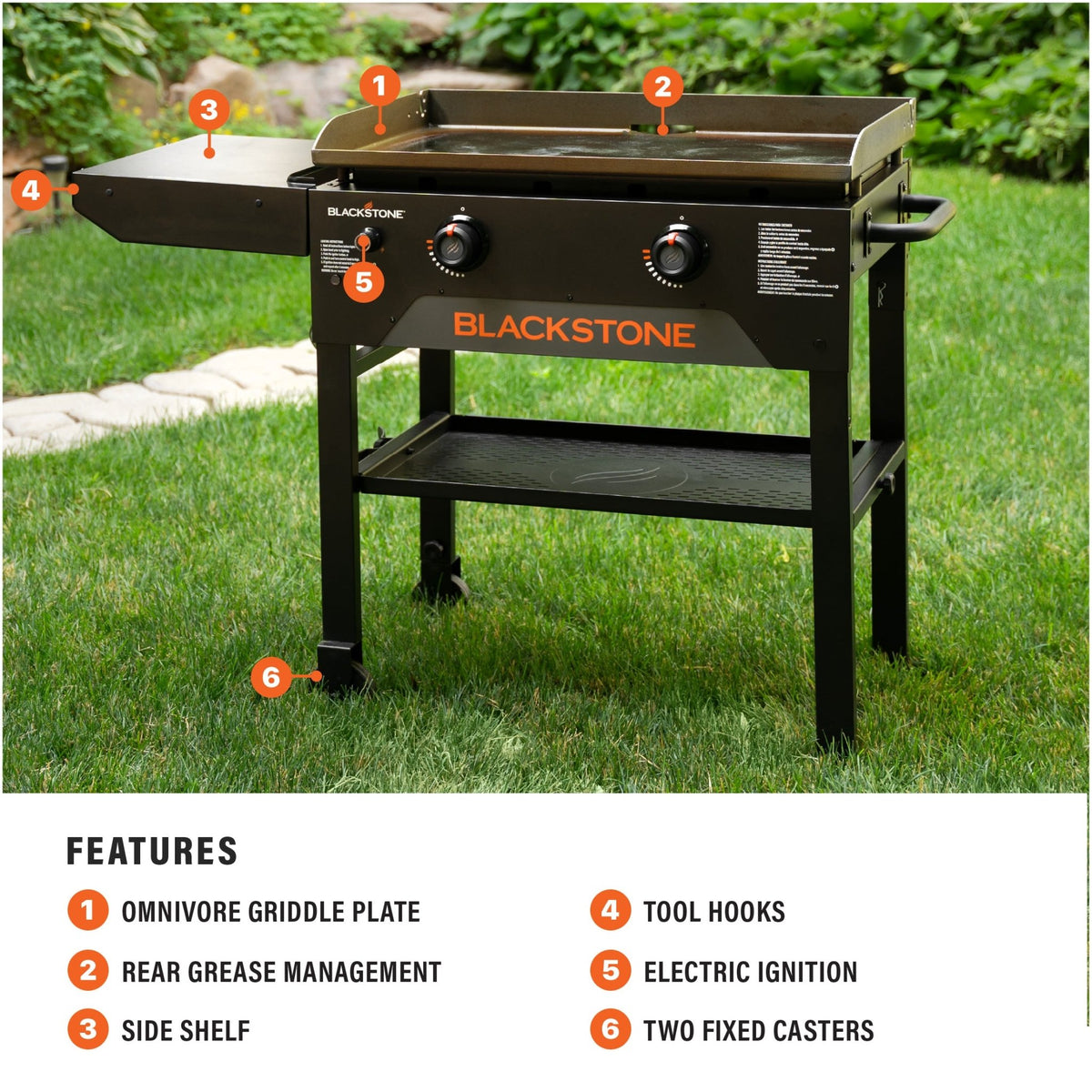 Blackstone 28 Griddle | 28” Griddle – 2 Burner | Propane Flat Top ...