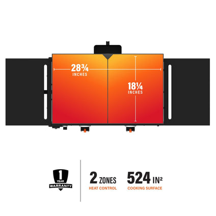 28” Omnivore Griddle with Hard Cover - 28