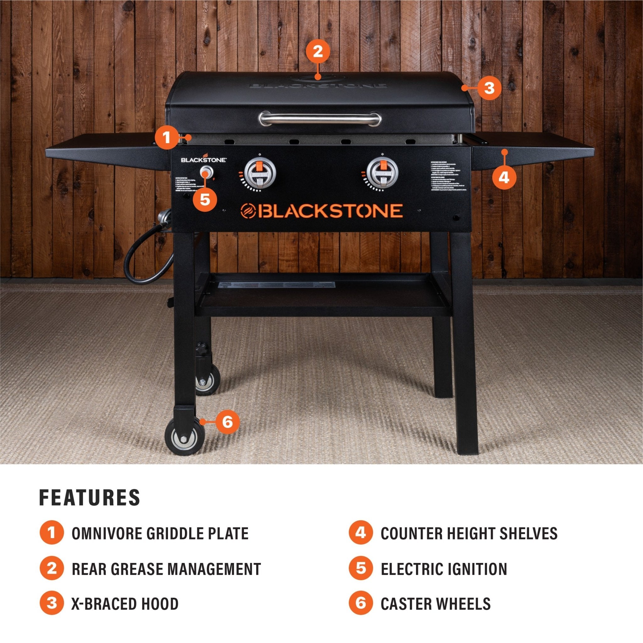 28” Omnivore Griddle with Hood - Blackstone Products