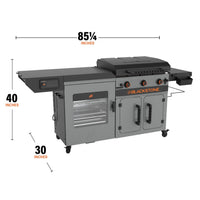 28" XL Griddle Vertical Pellet Smoker Combo - | Blackstone Products