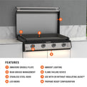 36" Drop - in Griddle with Hood - | Blackstone Products