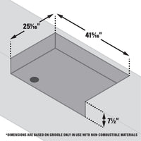 36" Drop - in Griddle with Hood (Natural Gas) - | Blackstone Products