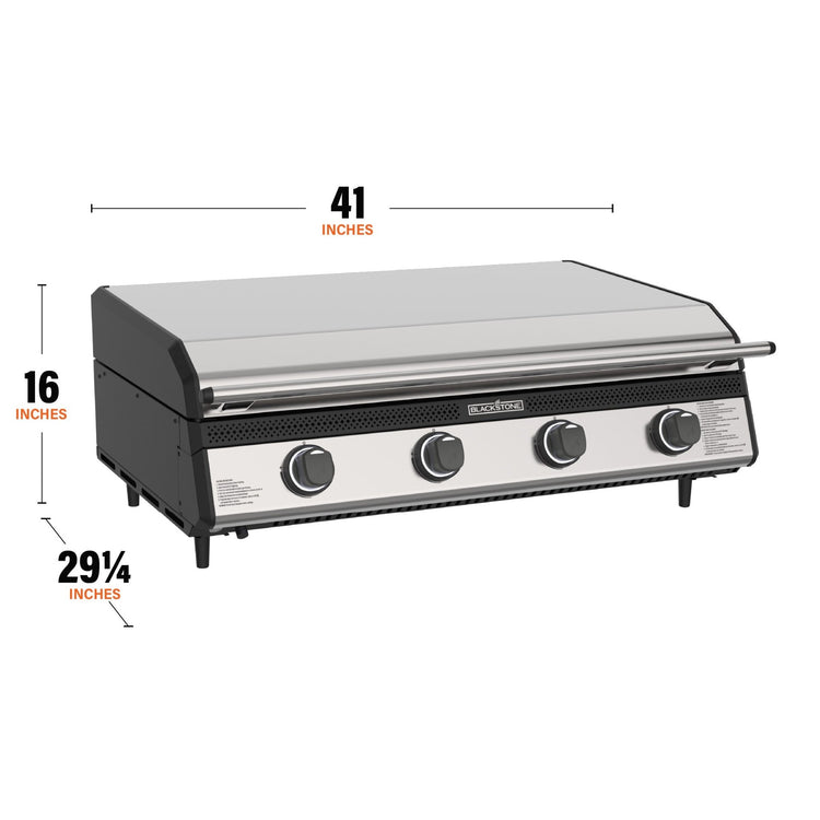 36" Drop - in Griddle with Hood (Natural Gas) - | Blackstone Products