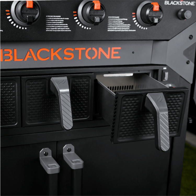 The warning drawer is perfect for keeping your apps warm while you cook your mains. 