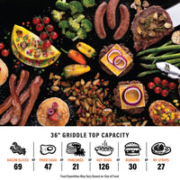 36" Griddle Pizza Oven Airfryer Combo - Griddles with Air Fryer | Blackstone Products