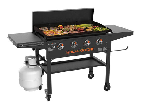 36" Griddle W/High Shelves & Hard Cover - Blackstone Products