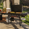 The 36" griddle is the perfect centerpiece for your backyard or patio. 