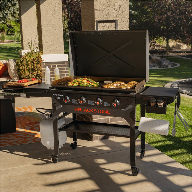 The 36" griddle is the perfect centerpiece for your backyard or patio. 