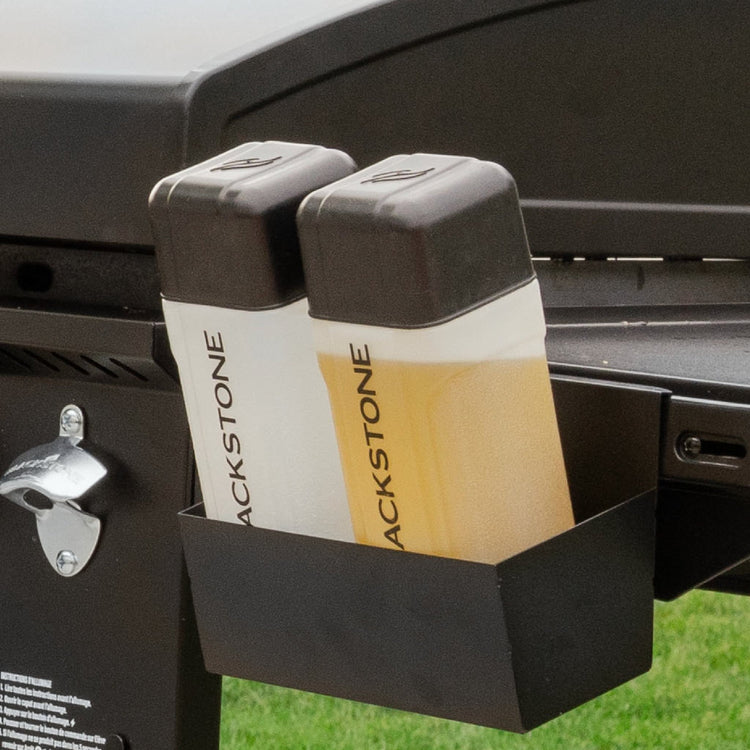 The bottle opener is perfect for entertaining and the BAR System provides extra storage space for accessories keeping your side shelves clear. 