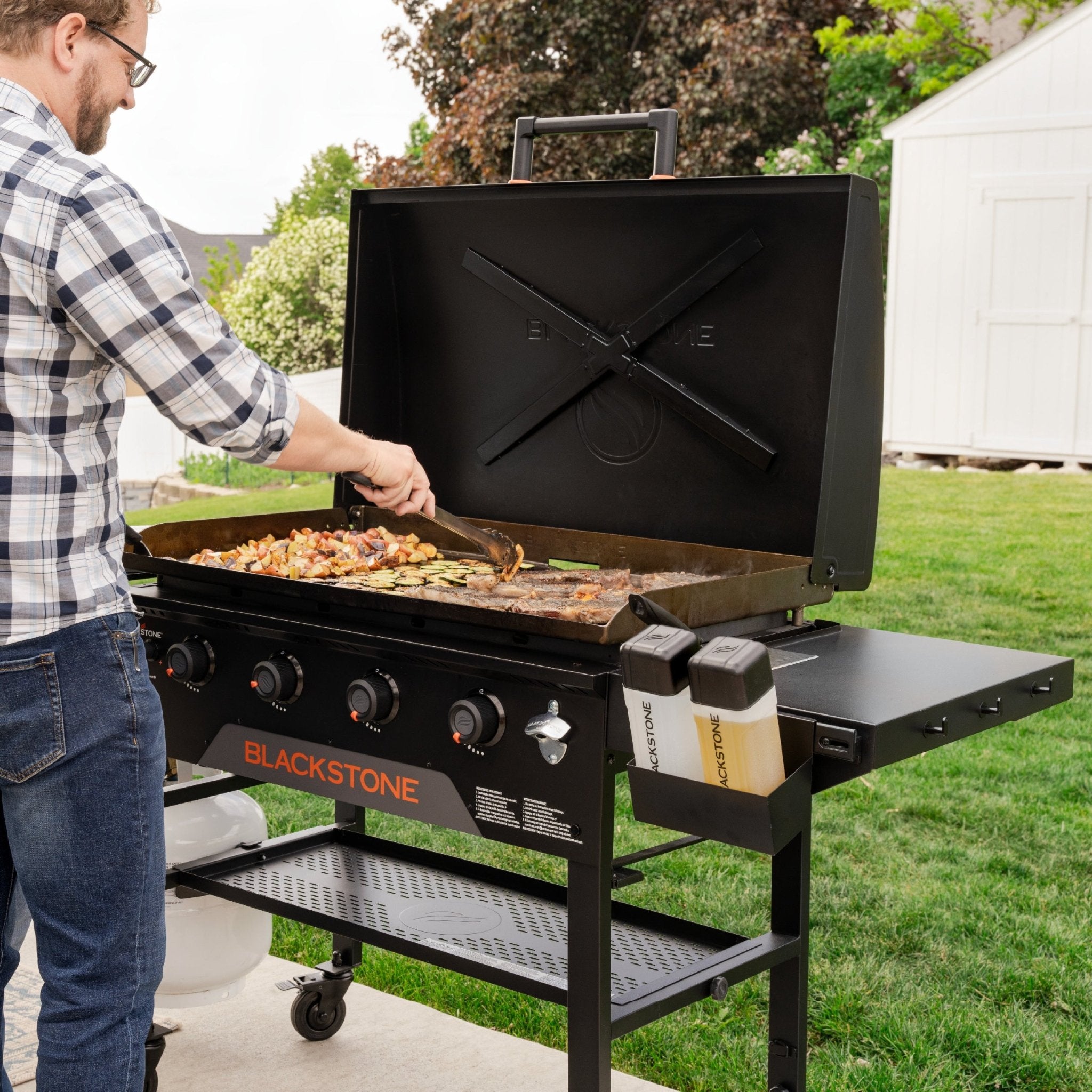 36” Griddle with Hood (Natural Gas) - 36