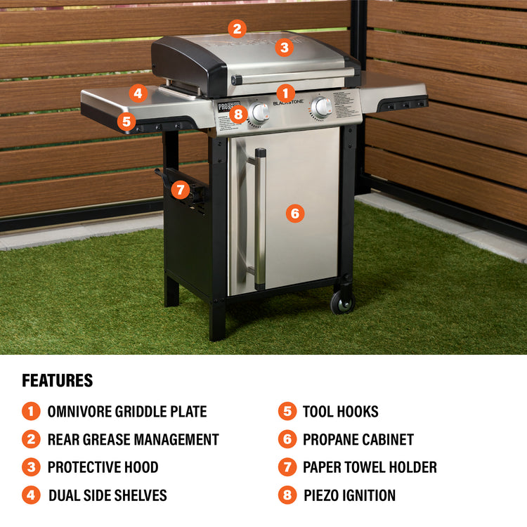 22” Griddle with Cabinet