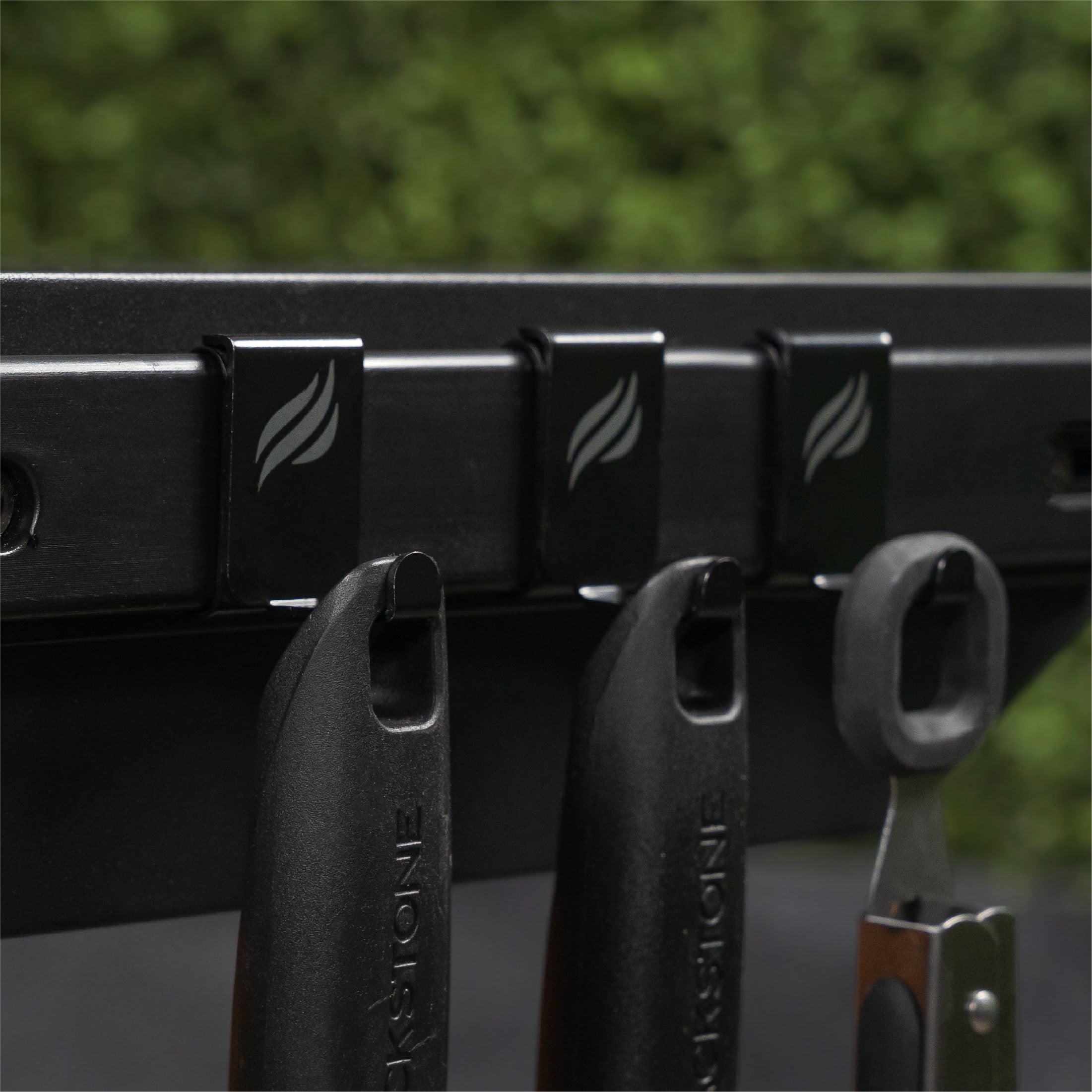 Side Shelf Rail Accessory - Tool Hooks & Grease Gate