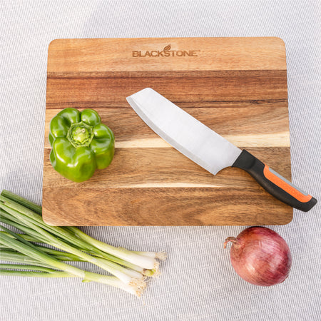 14"x11" Wood Cutting Board W/ Feet