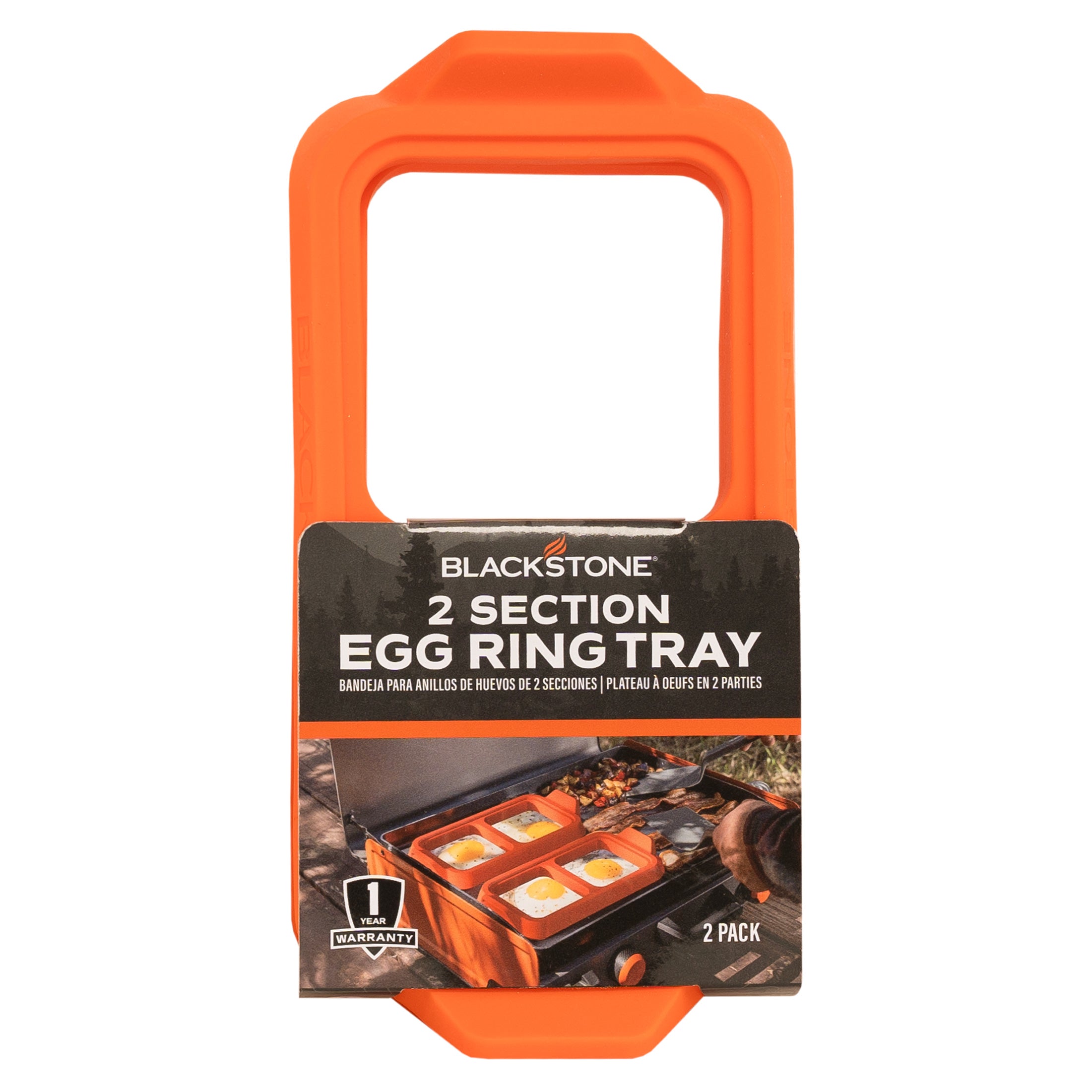 2-Section Egg Ring Trays (2pk)