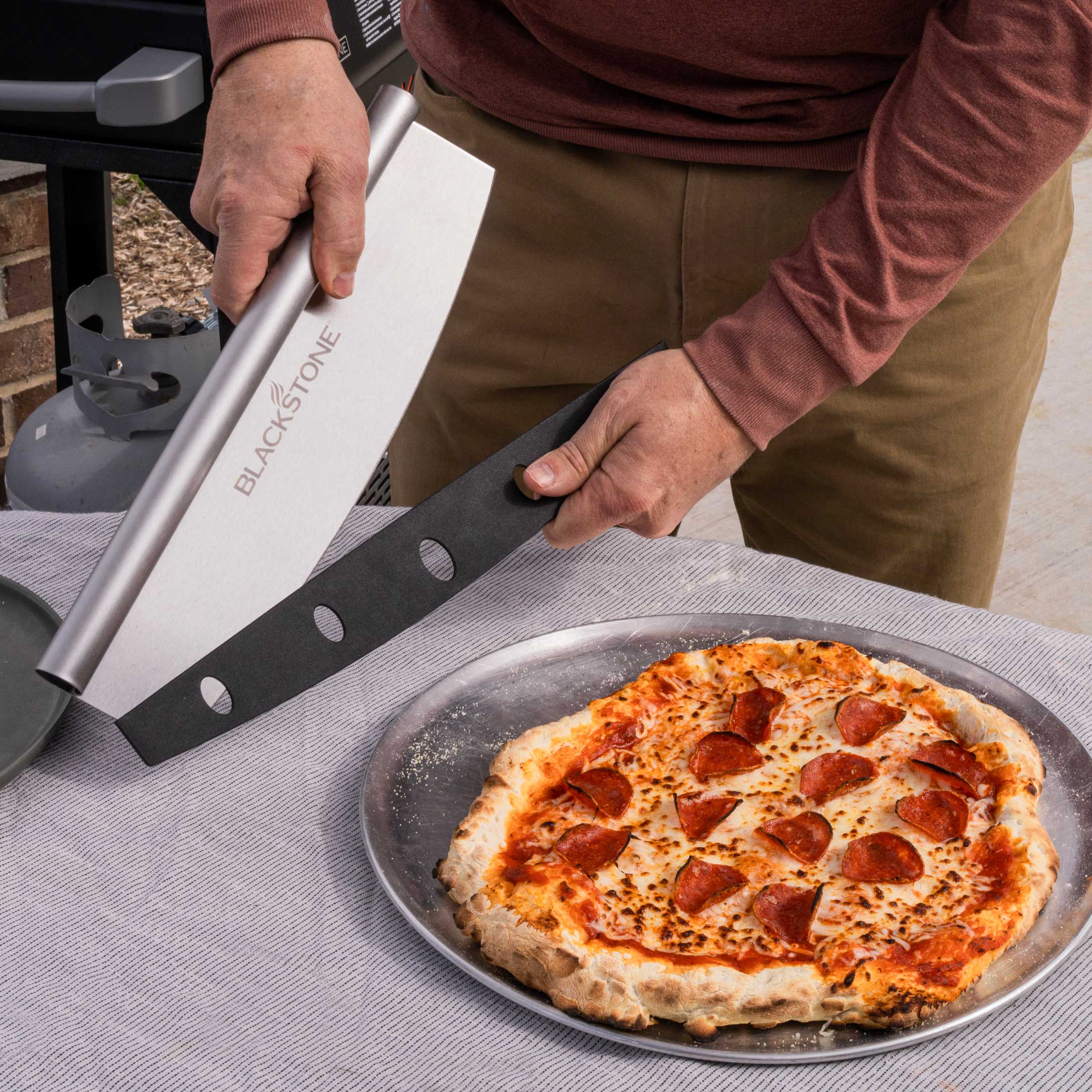 Stainless Steel Pizza Rocker – Blackstone Products
