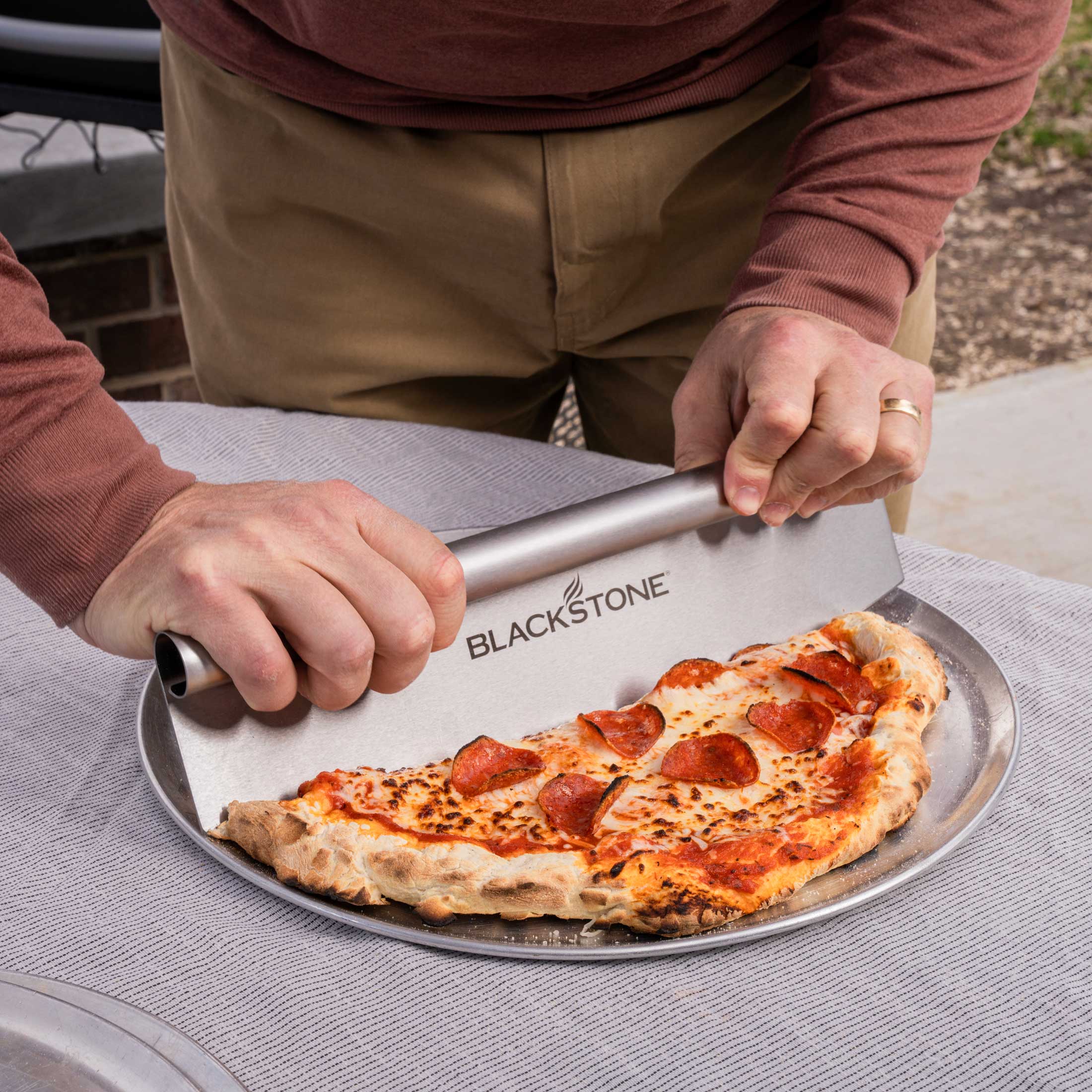 Stainless Steel Pizza Rocker