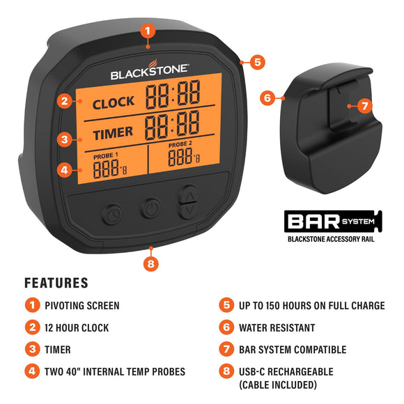 Dual Probe Digital Thermometer