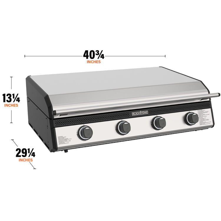36" Drop-In Griddle with Hood Natural Gas