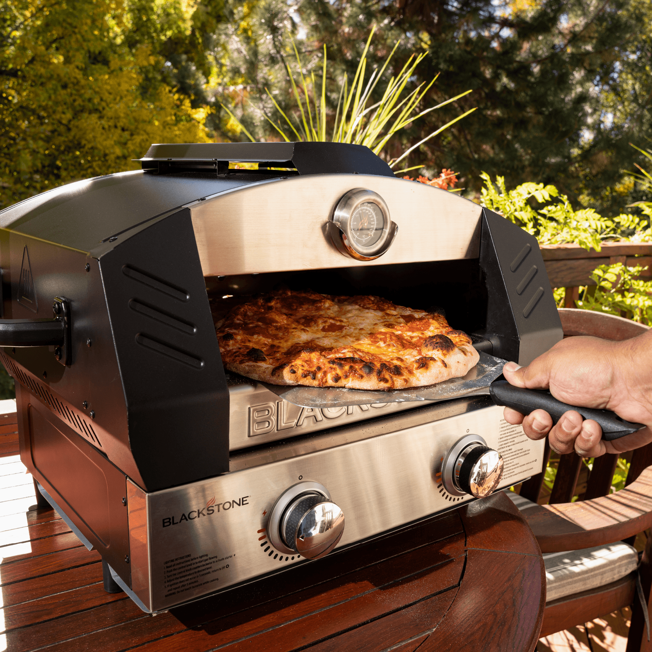 Barbecue pizza oven hotsell